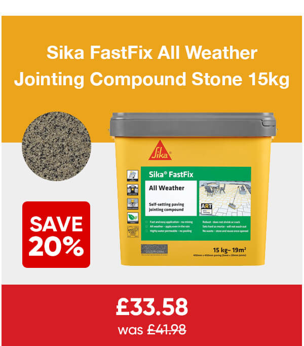 Sika FastFix All Weather Jointing Compound Stone 15kg