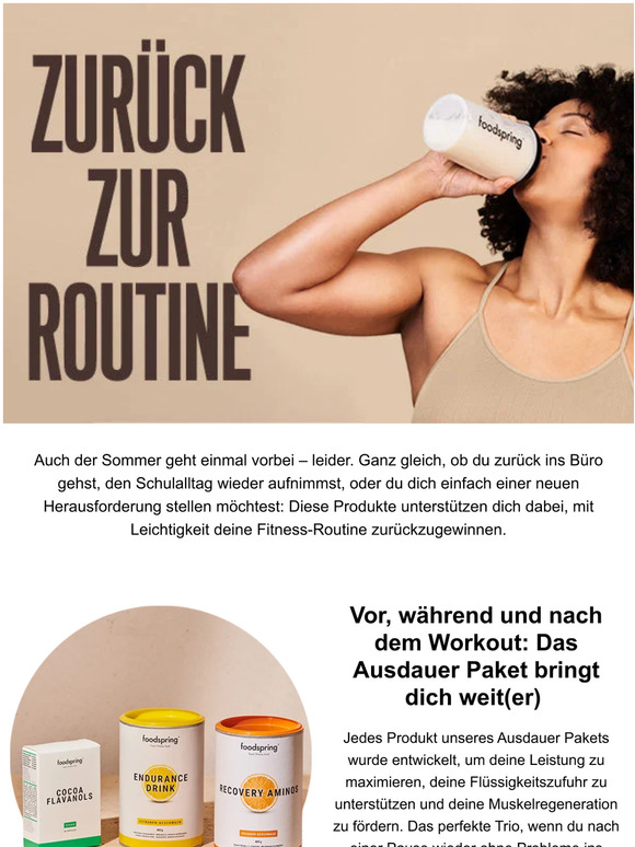 Zurück zur Fitness-Routine mit diesen Produkten