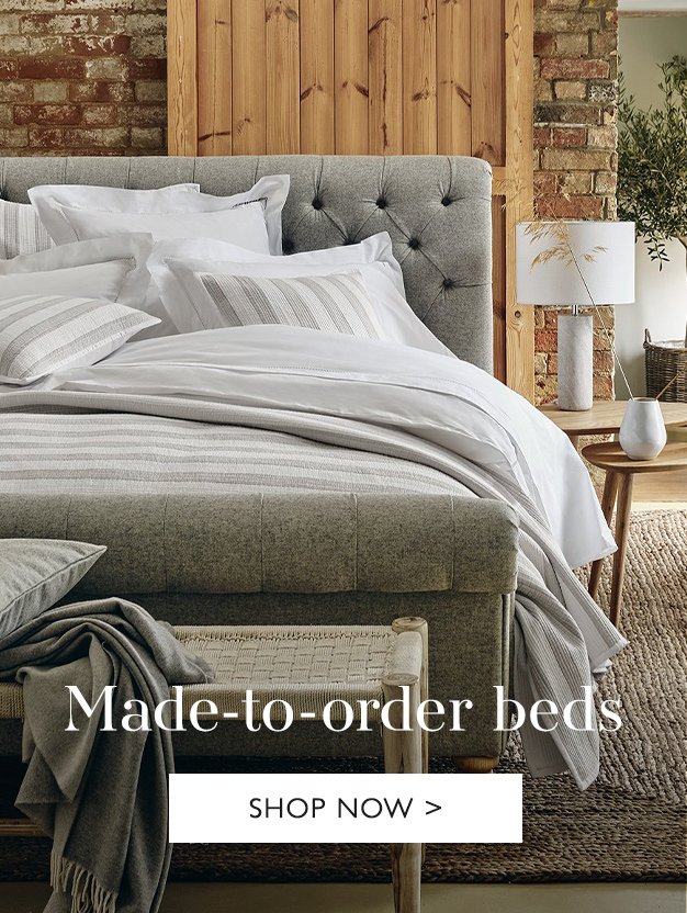 Made-to-order beds | SHOP NOW