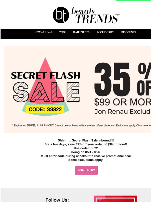 Beauty Trends TOP SECRET SALE... Milled