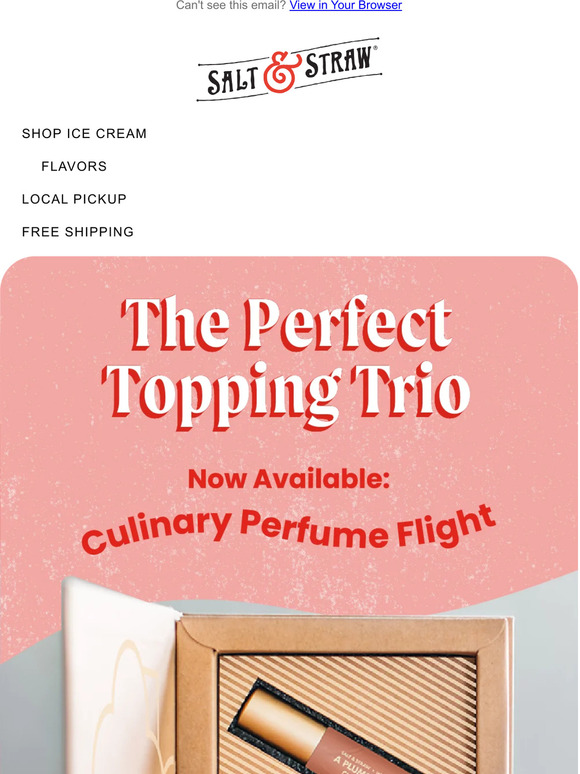 Salt & Straw The Perfect Topping Trio Milled