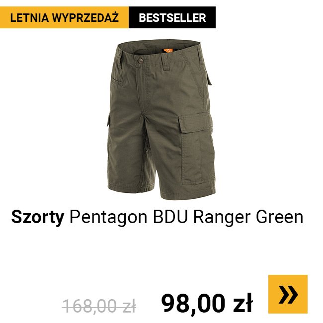 Szorty Pentagon BDU Ranger Green