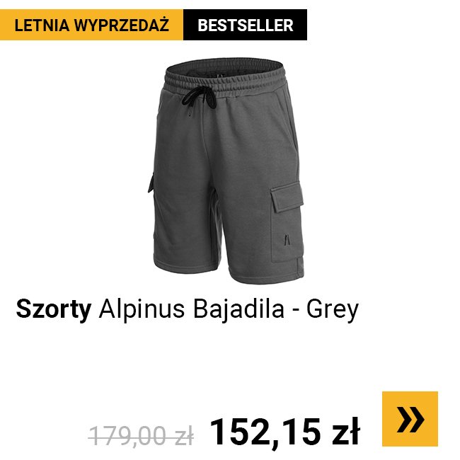 Szorty Alpinus Bajadila - Grey