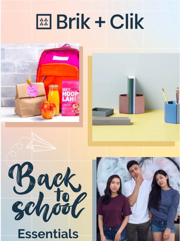 Get ready with our back to school essentials! 🍎✏️