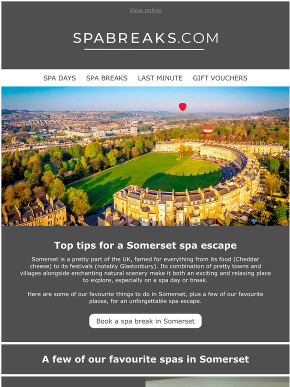 Our top things to do on a spa escape in Somerset! Milled