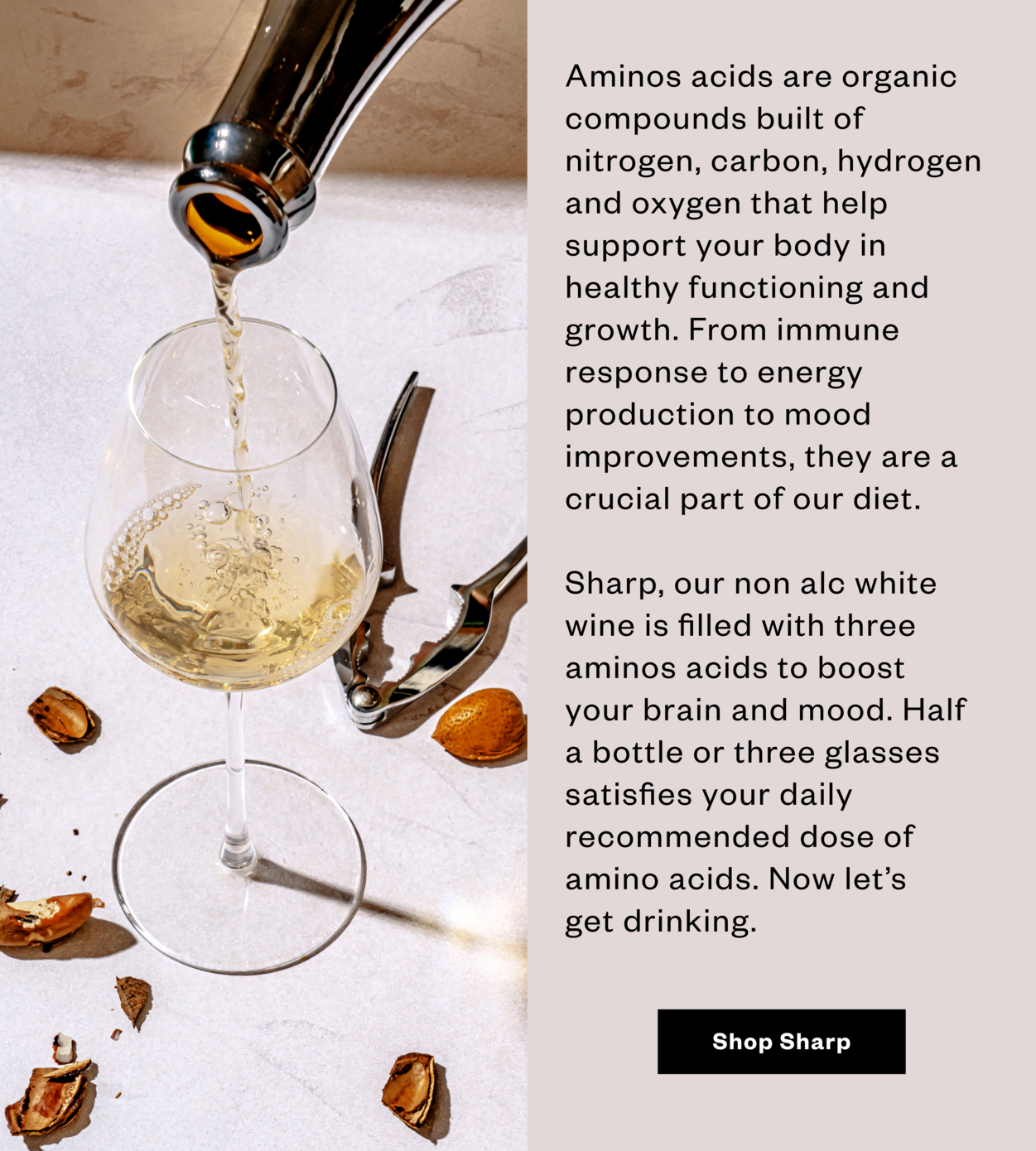 Three Spirit Drinks 🔬 Aminos acids, what are they? 🧫 Milled