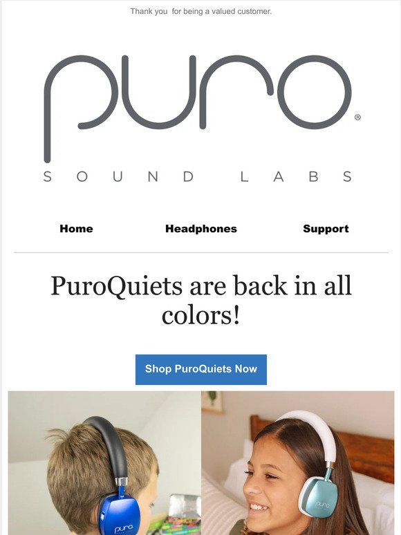 All PuroQuiets Back In Stock