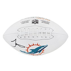 Tyreek Hill Autographed Signed Miami Dolphins Wilson White Logo Football

