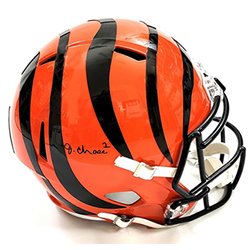 Ja'Marr Chase Autographed Signed Cincinnati Bengals Riddell Speed Full Size Replica Helmet - Beckett Authentic
