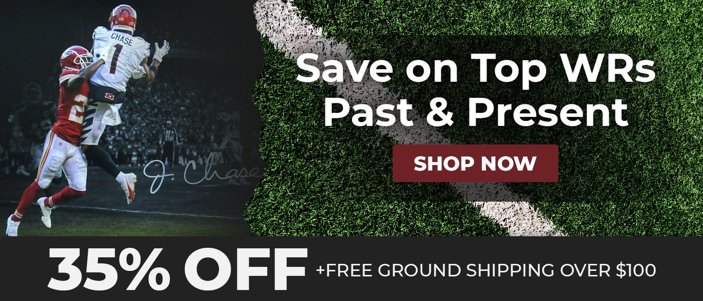 Shop & Save on Top WRs Past & Present
