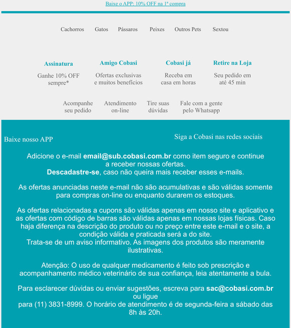 🐾 Seu pet derrubou os preços pra você! Abre pra conferir!