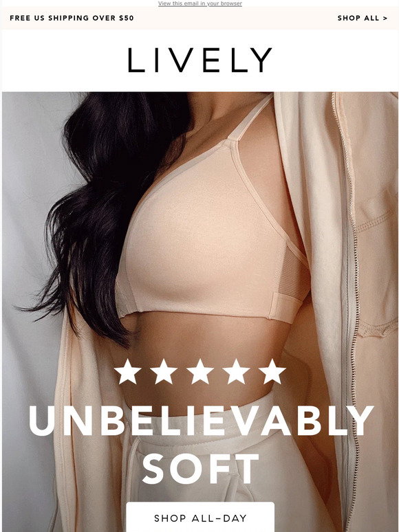 Lively Bras Hitting MAX Comfort Levels 📈 Milled