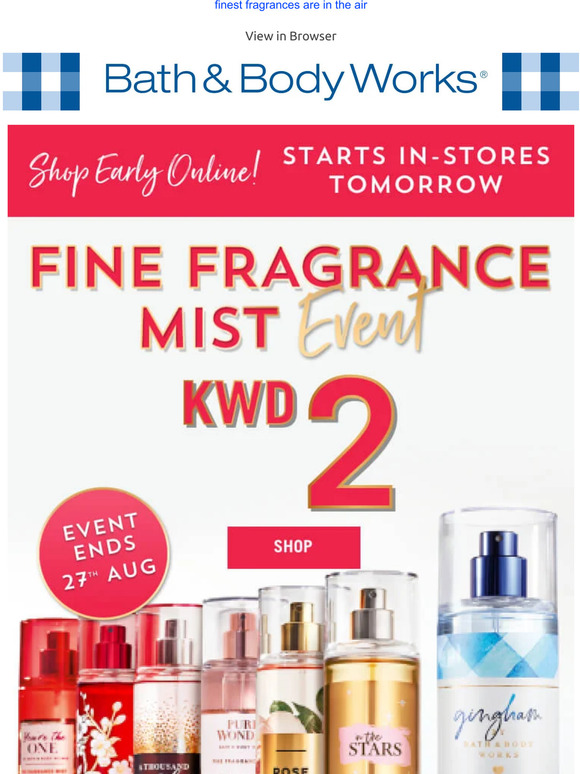 Bath & Body Works KSA Here’s your early online access! 👉 Milled