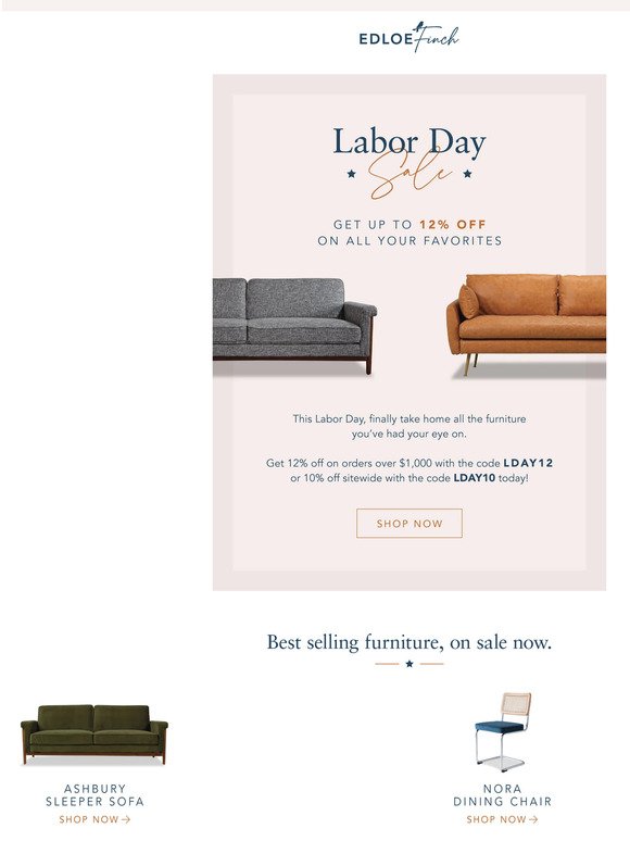 Your Labor Day Sale Access Starts TODAY