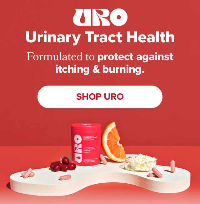 URO Urinary Tract Health - Formulated to protect against itching & burning