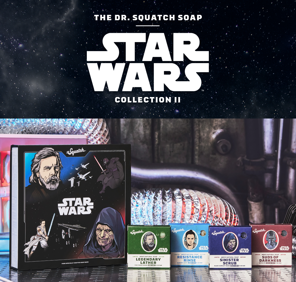 Dr. Squatch Star Wars Limited Edition Soap Set (4 Bars)