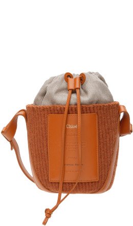 Chloé - Orange Mifuko Edition Basket Shoulder Bag