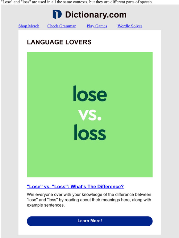 Dictionary.com: Do You Get Lost On When To Use