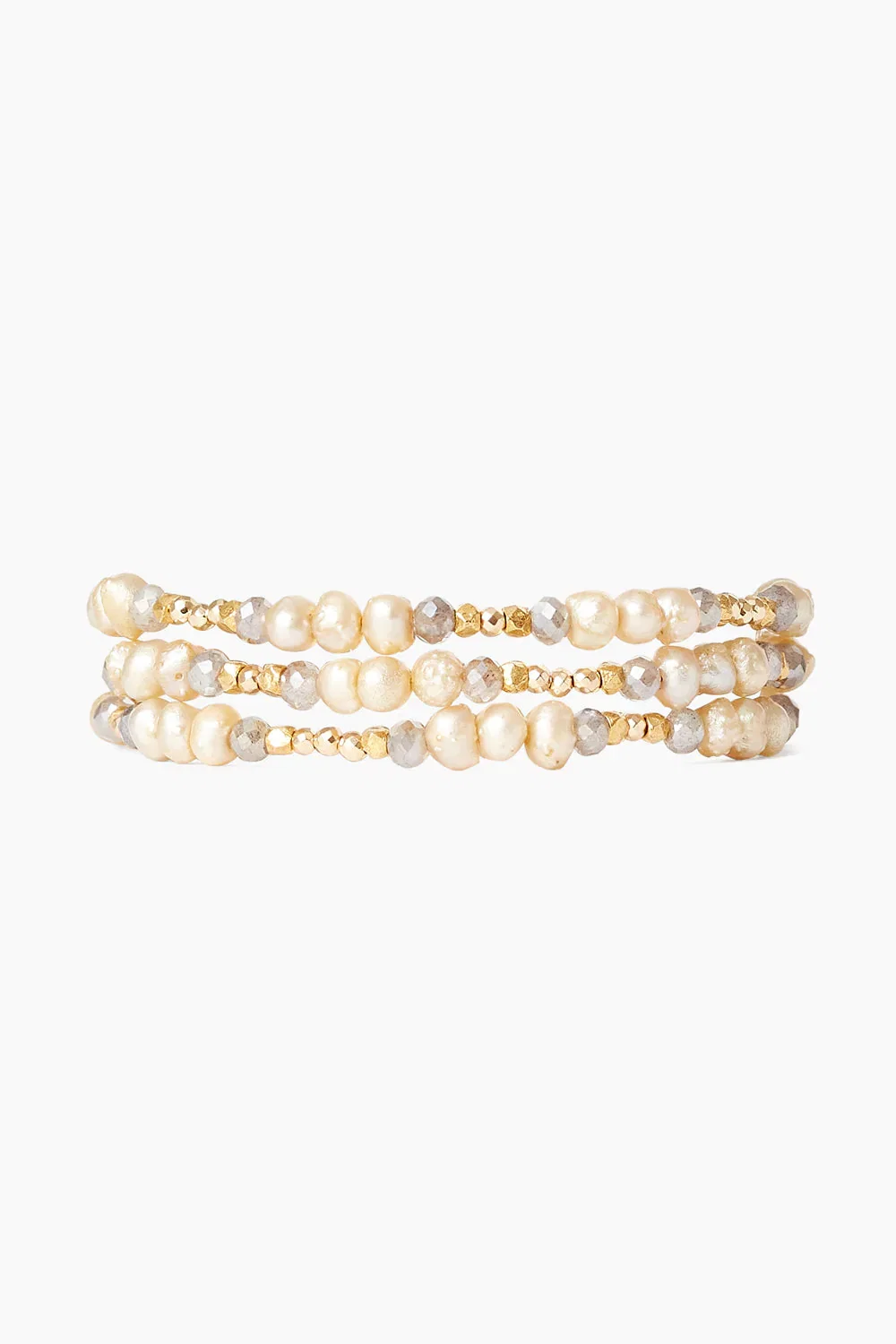 Image of Champagne Pearl Antica Bracelet