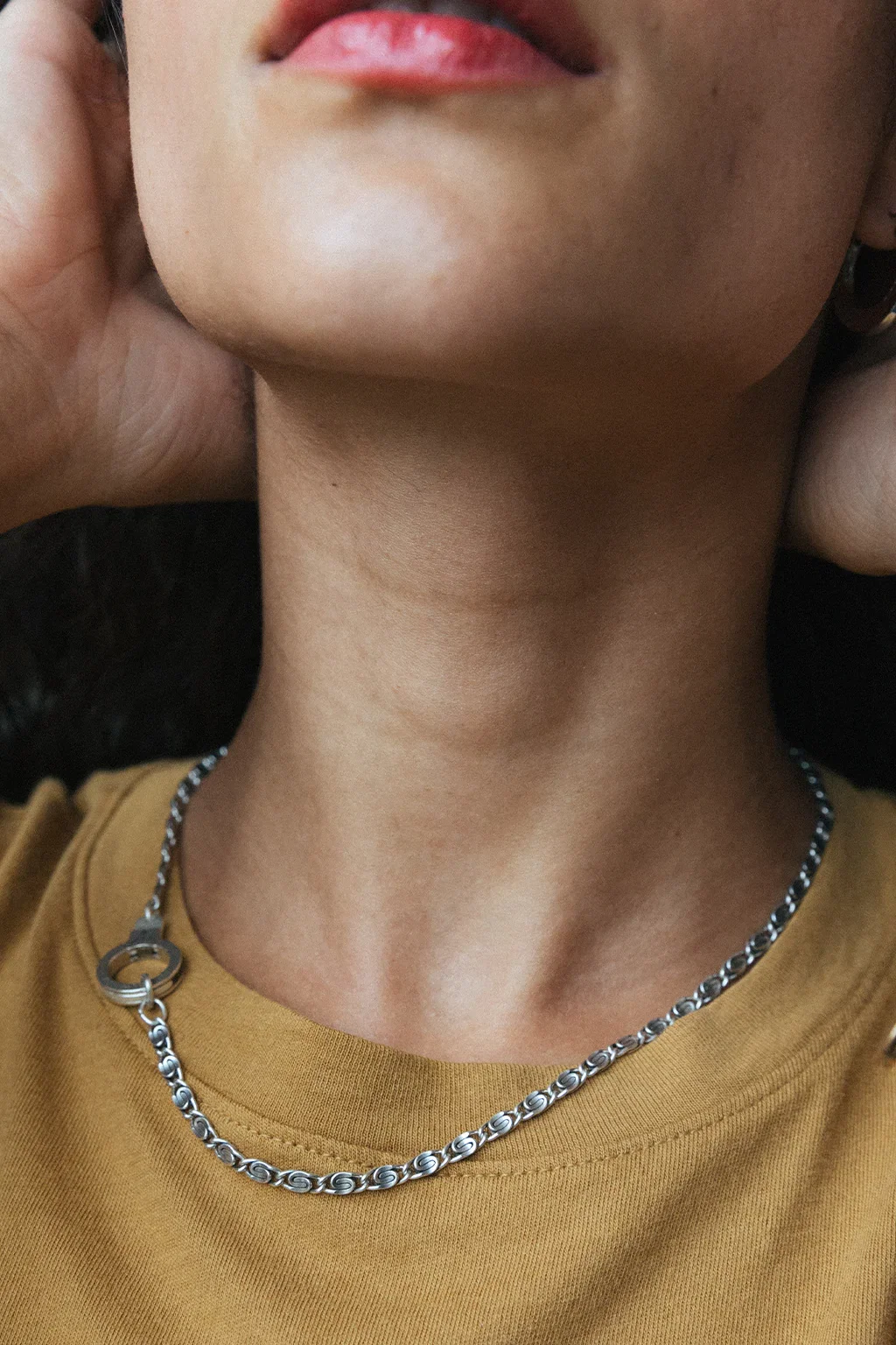 Image of It's That Simple Cuff Keeper Necklace