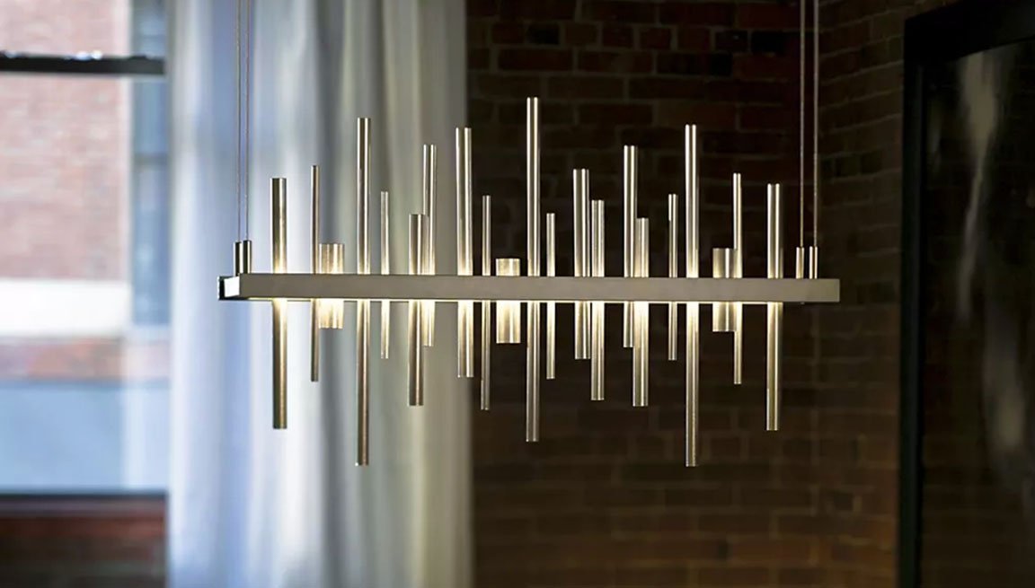 Cityscape LED Linear Suspension by Hubbardton Forge.