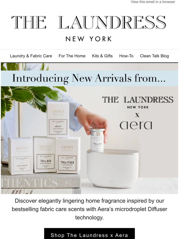 The Laundress NEW! Laundress x Aera Home Fragrance Milled