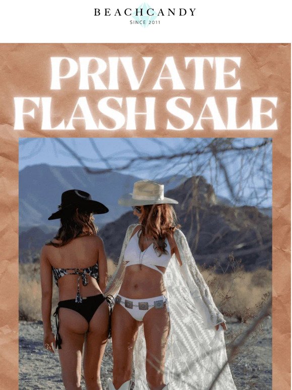 Today Only | PRIVATE FLASH SALE