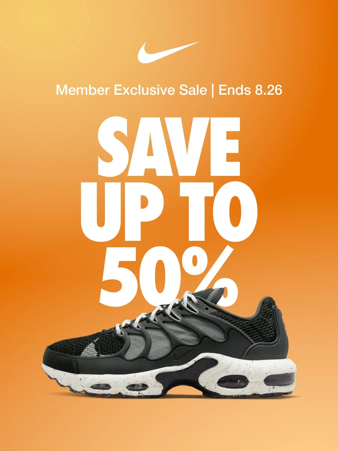 Nike: Don't miss out—save up to 50% 🛍️ |