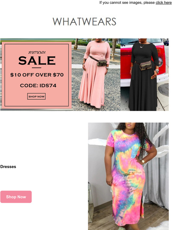 Congrats! You get $12 Coupon from WhatWears!