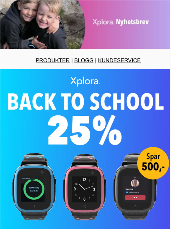 Xplora NO Enklere og tryggere hverdag med Xplora 🤩 Milled