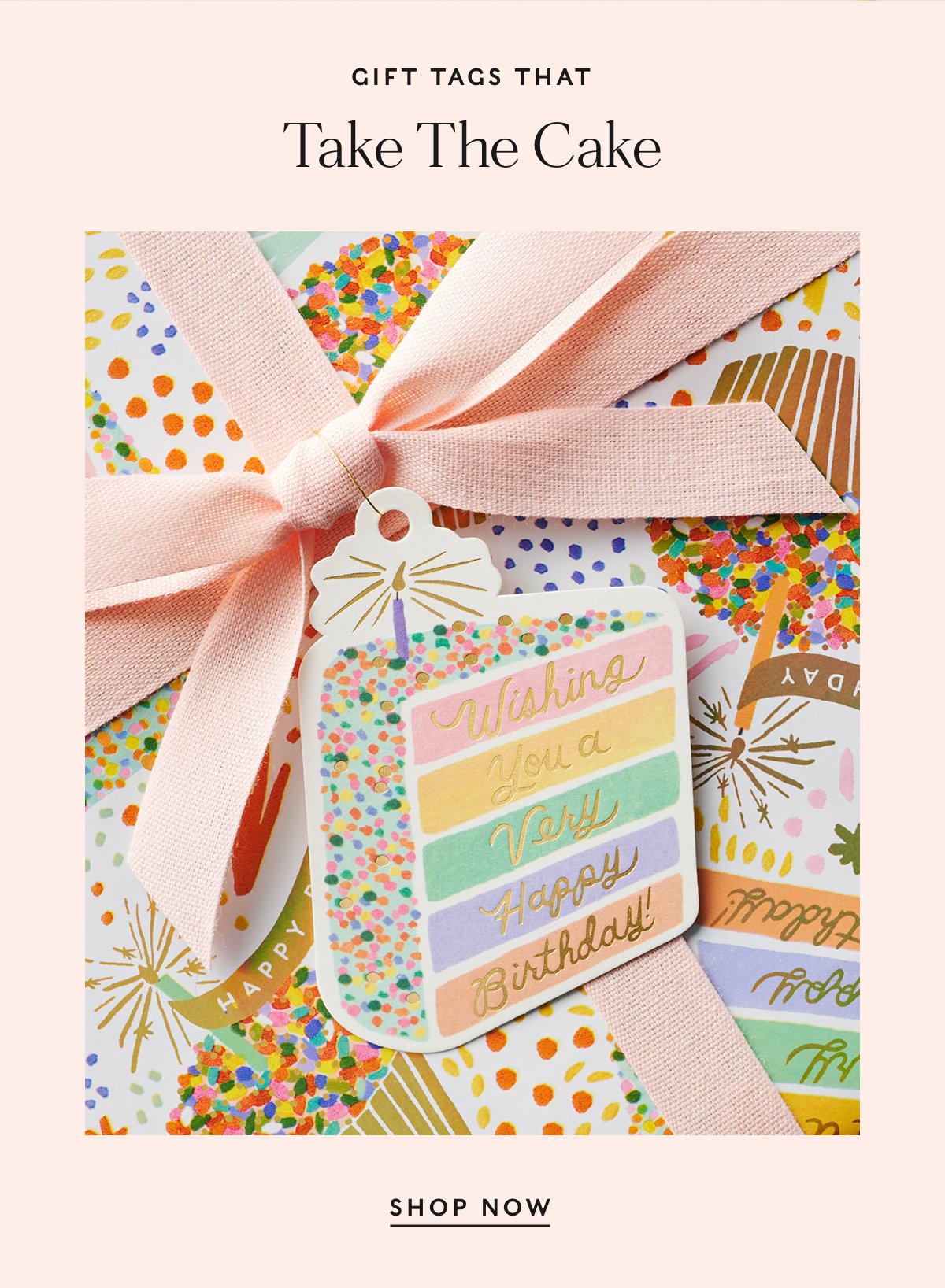 Gift tags that take the cake. Shop now
