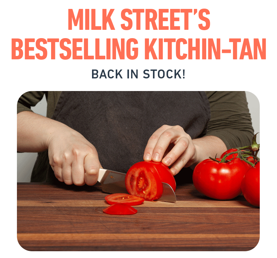 Milk Street Serrated Kitchin-tan Black Handle