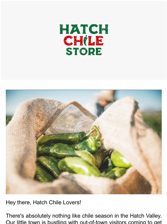 The Hatch Chile Company Chile Season is in Full Swing 💚 Milled