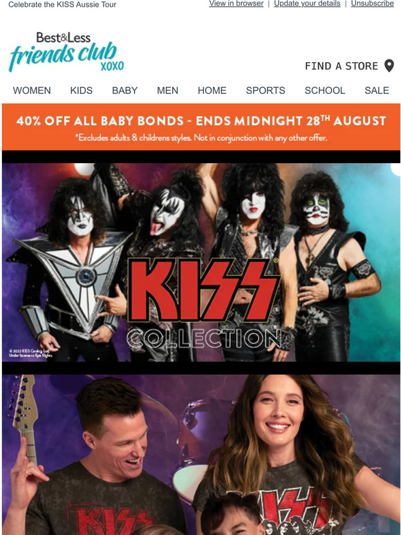 Best & Less: Rock out in style - KISS Collection available now! | Milled