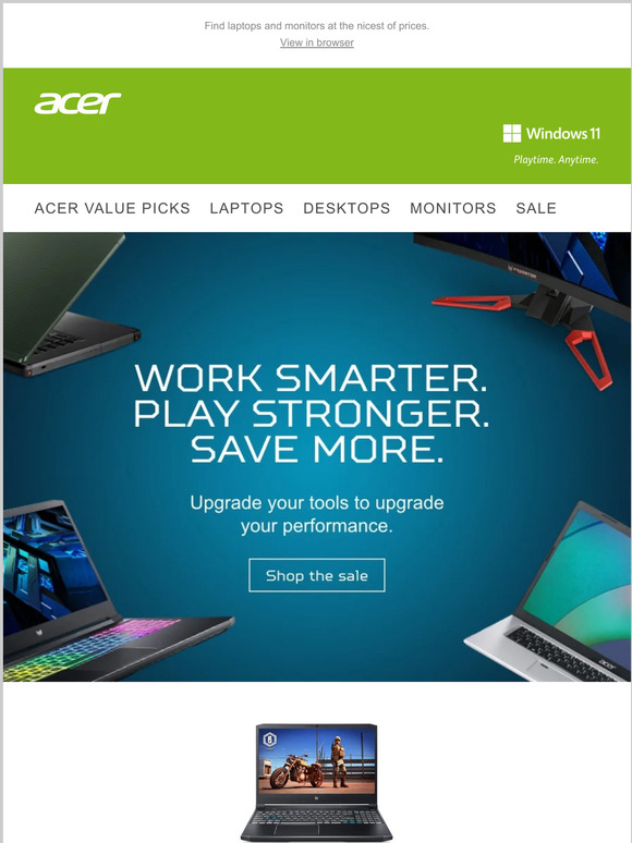 Laptops and monitors are on sale, just in time for right now