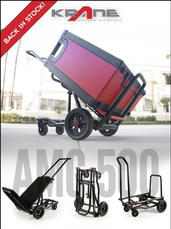 🚨 Krane AMG 500 carts are back in stock! Get yours...