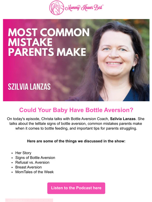Does your baby have bottle aversion?