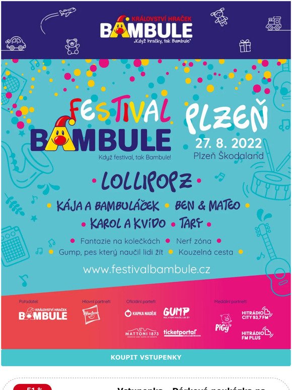 Festival Bambule startuje již tuto sobotu!