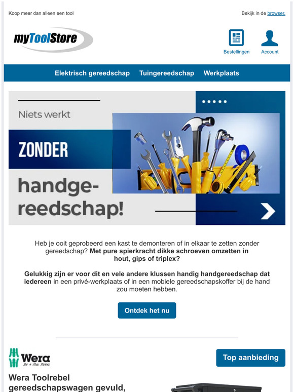 🛠️ Niets werkt zonder handgereedschap!