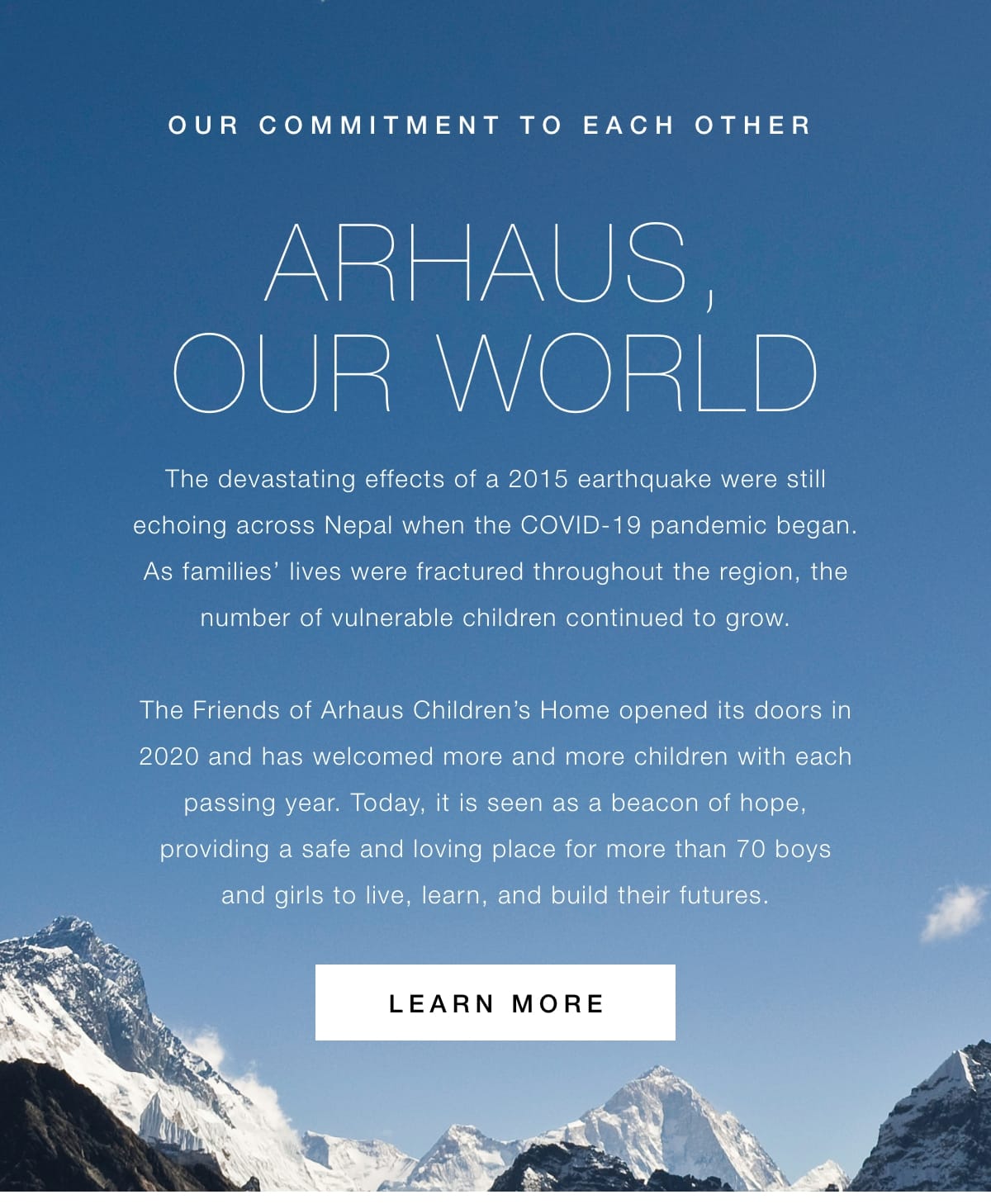 Arhaus Arhaus, Our World Milled