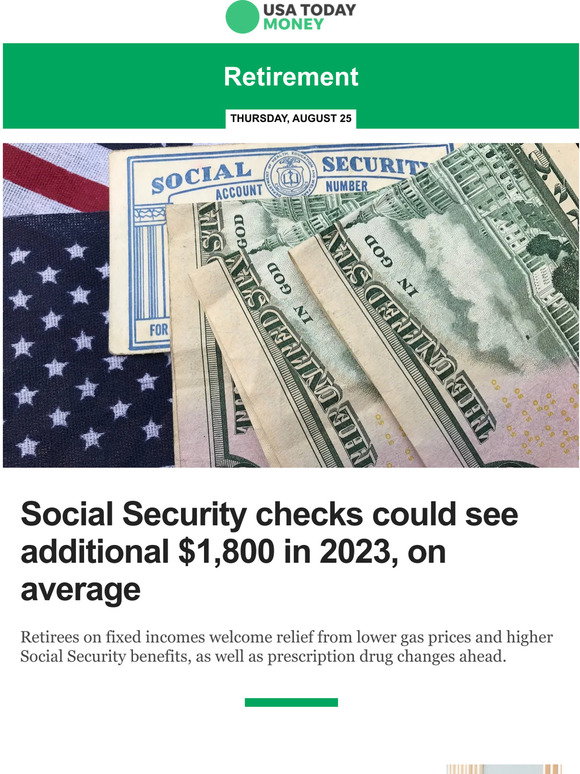 USA TODAY Retirement Social Security checks could see additional