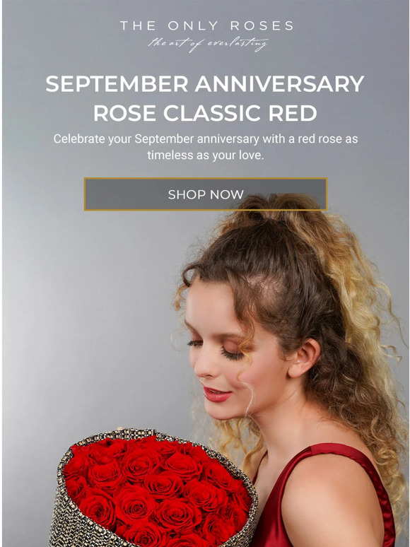The Only Roses: Celebrating Your Anniversary This Month? | Milled