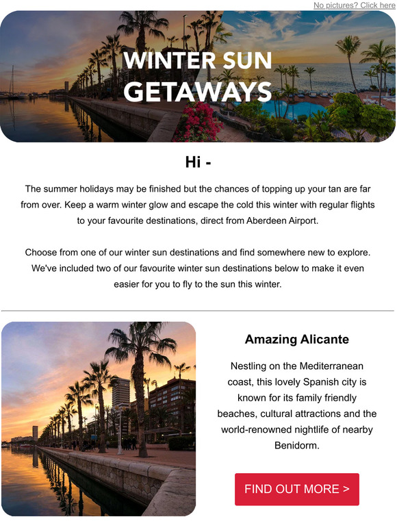 Top up your tan with a winter sun getaway — 👙