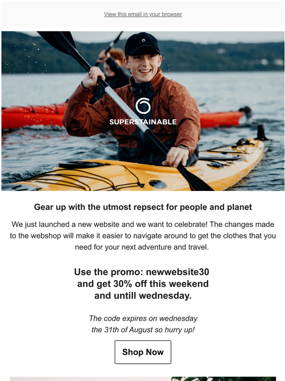 Big news: New website launched and new outdoor products