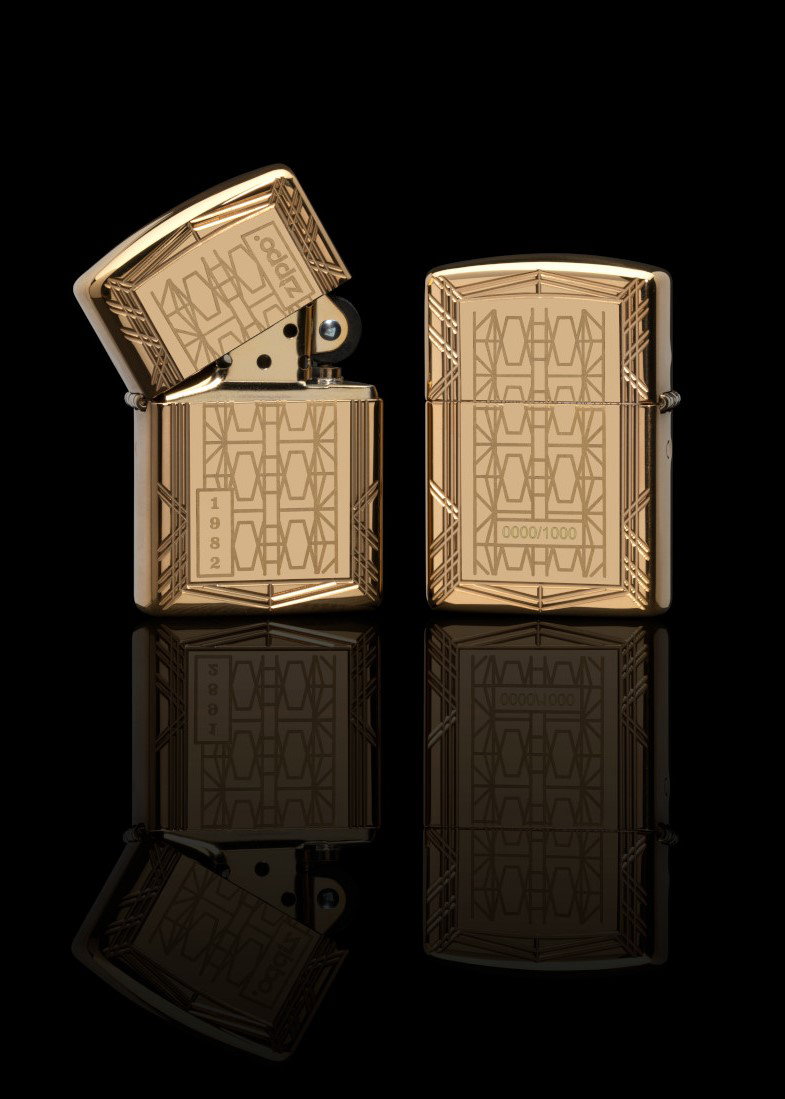 Zippo: NEW 40th Anniversary Brass Collectible | Milled