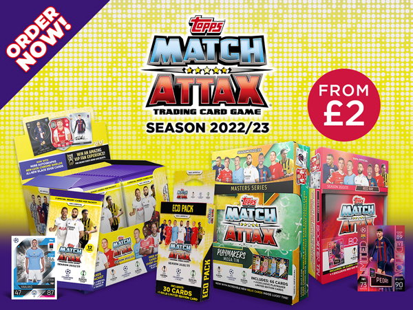 Match Attax Trading Card Game Season 2022/23 From £2