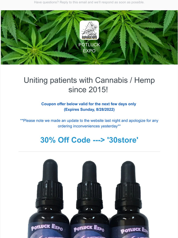 Savings on CBD, CBG, CBN, CBC, Delta 8 + storewide...