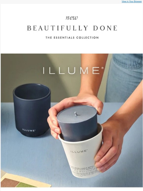 Reduce and Reuse with ILLUME's Candle Refills ♻️
