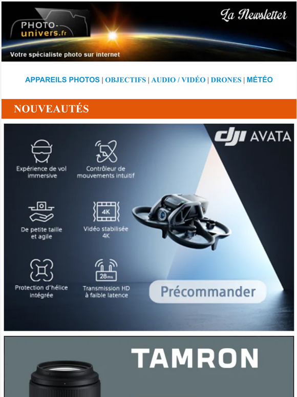 Découvrez les premières nouveautés de la rentrée et nos meilleures offres