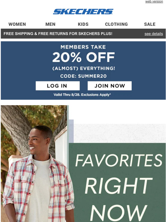 Skechers Top of the list bestsellers! Milled